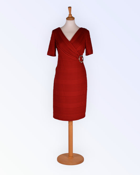 Joseph Ribkoff red knit dress