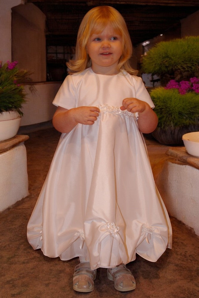 White party dress for little girls