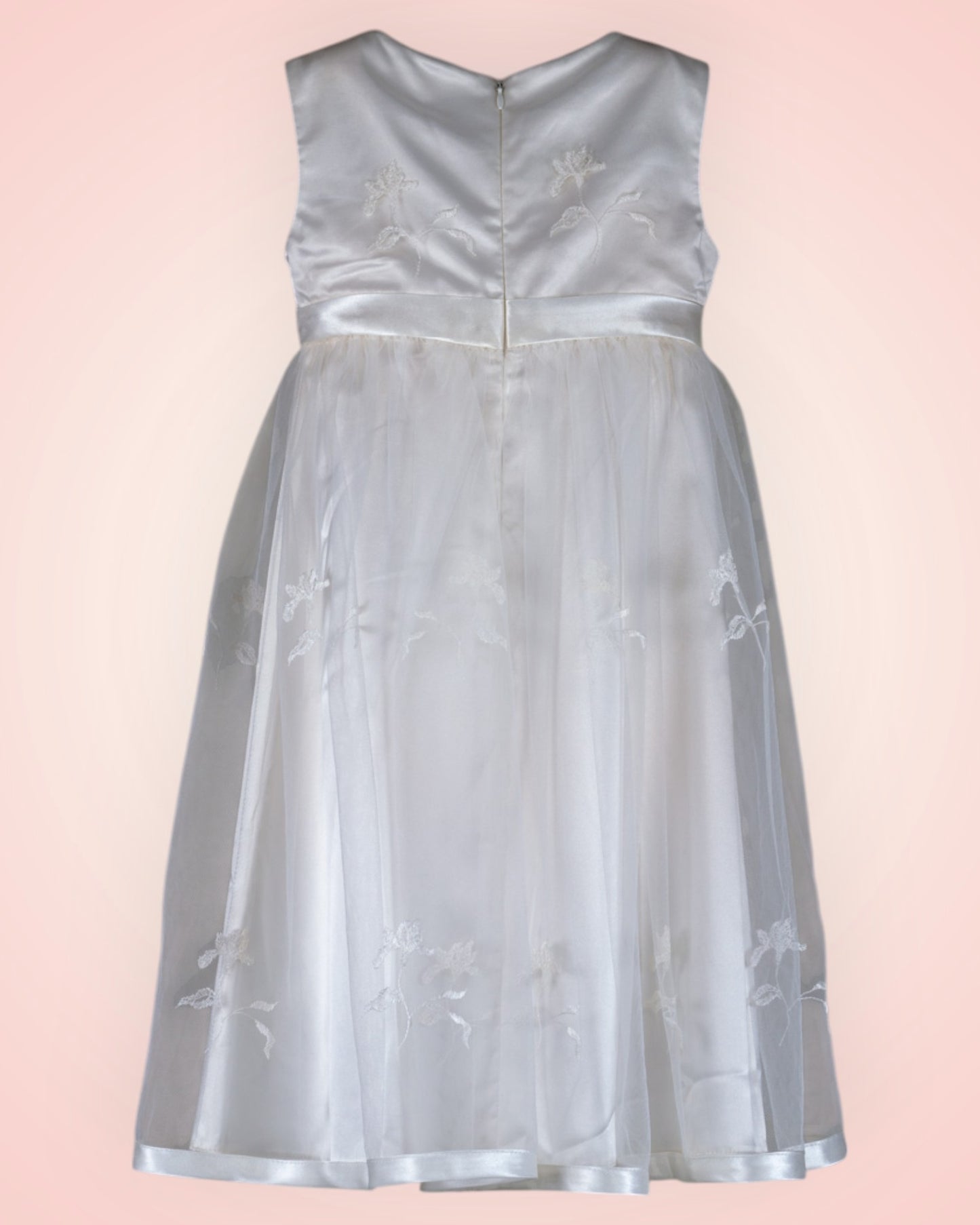 Off-white party dress for little girls
