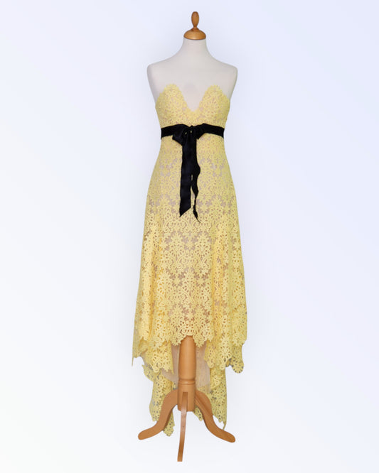 Yellow party dress