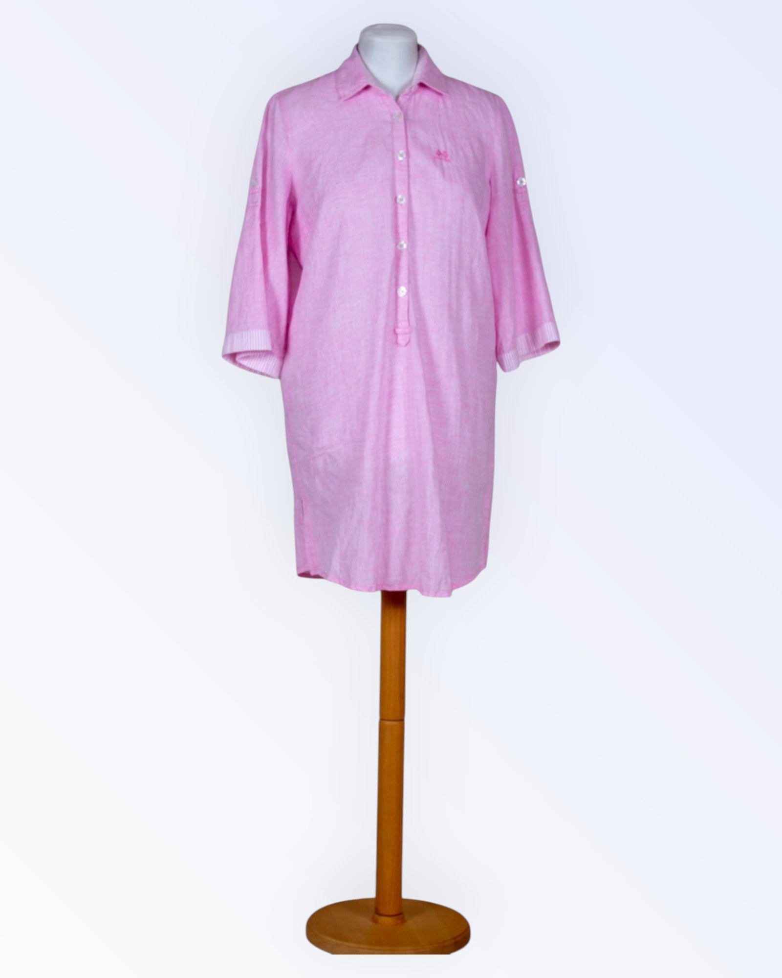 Jean Paul pink shirt dress