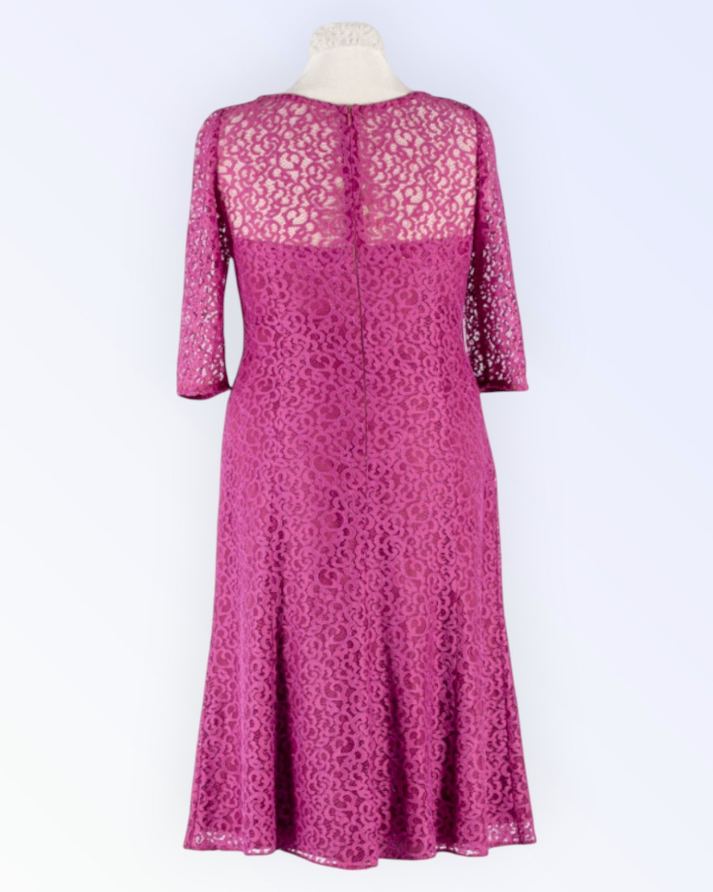 Purple lace dress