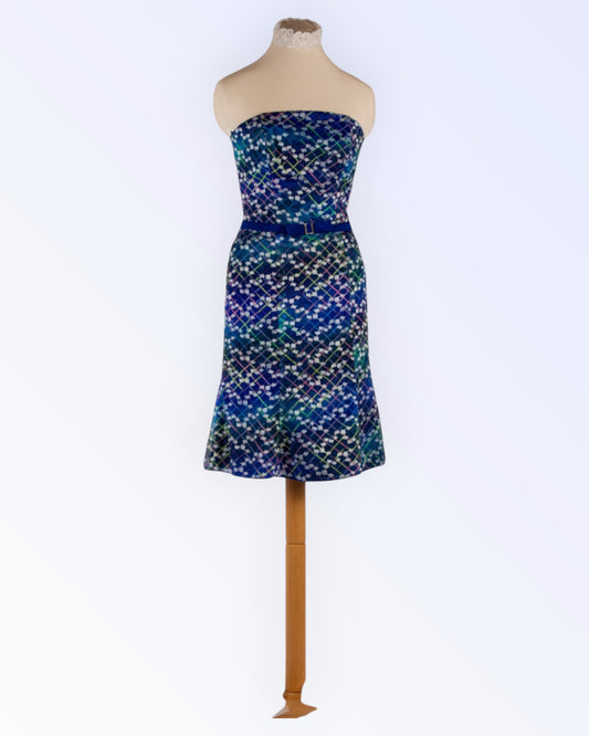 Embroidered organza dress
