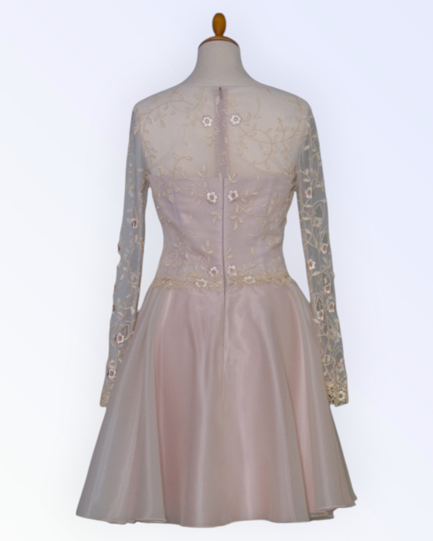 Powder pink party dress