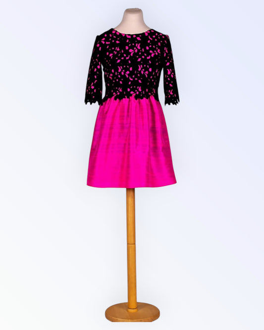 Bright pink party dress