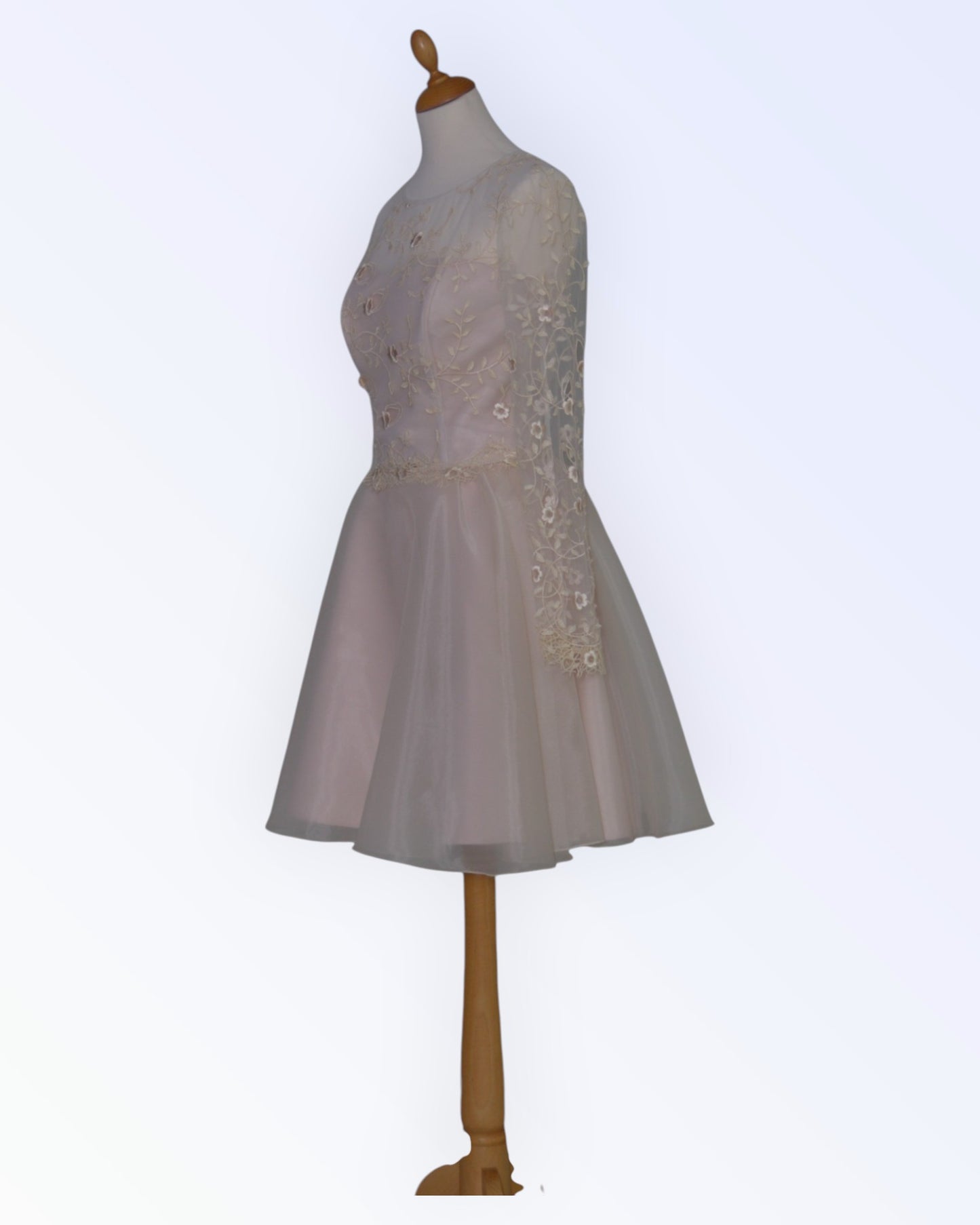 Powder pink party dress