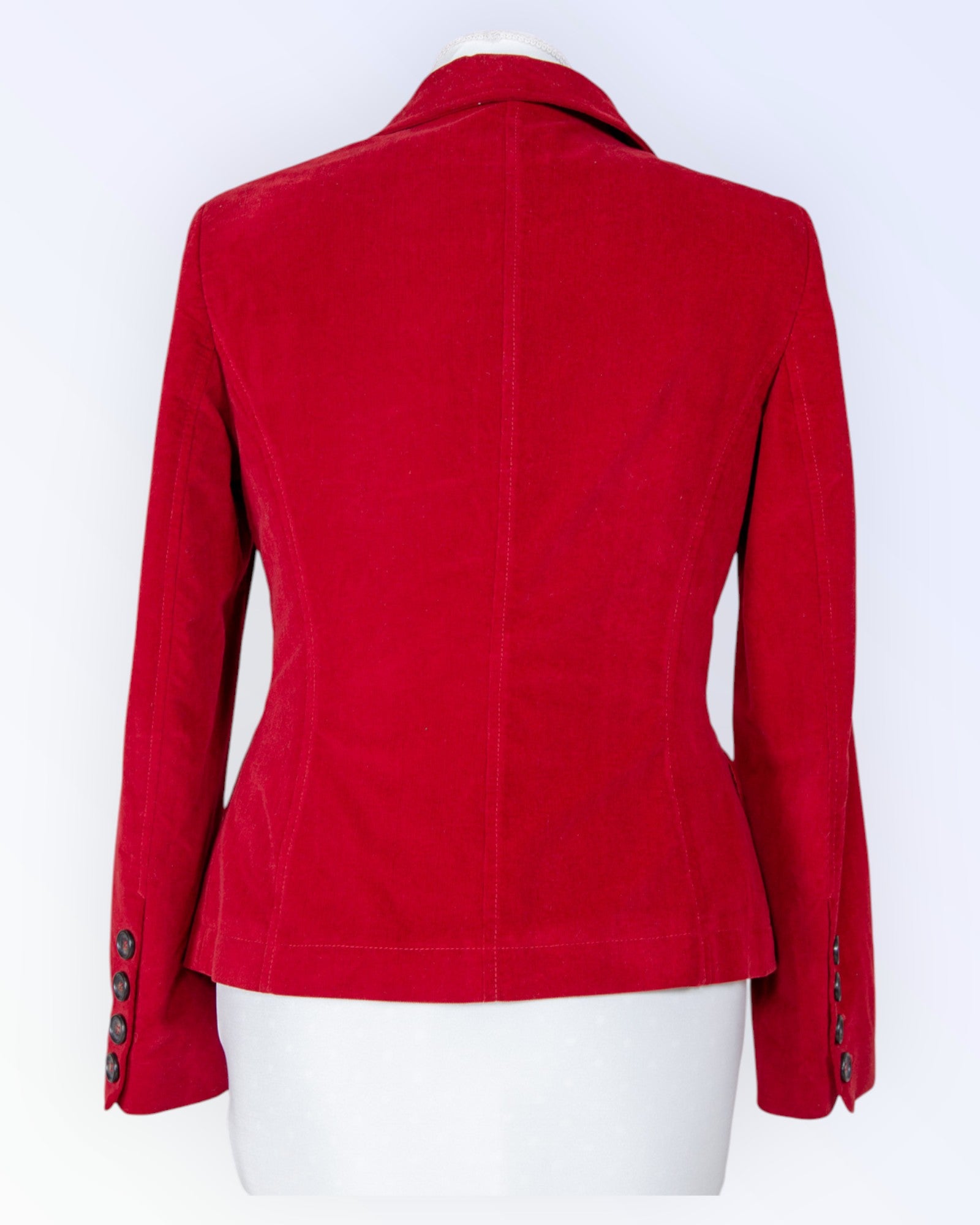 Cinque red velvet jacket
