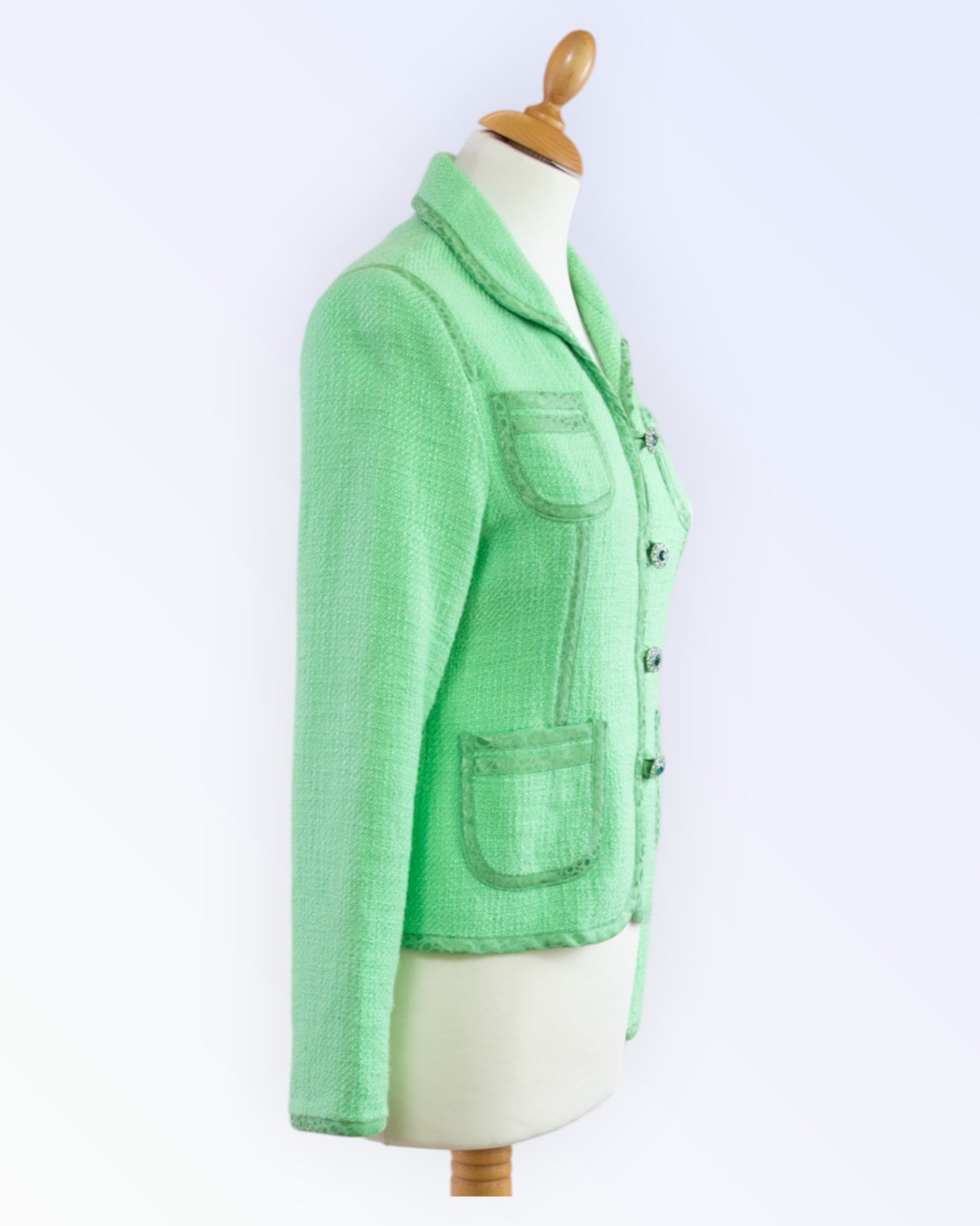 TCM vintage-tyylinen vihreä takki