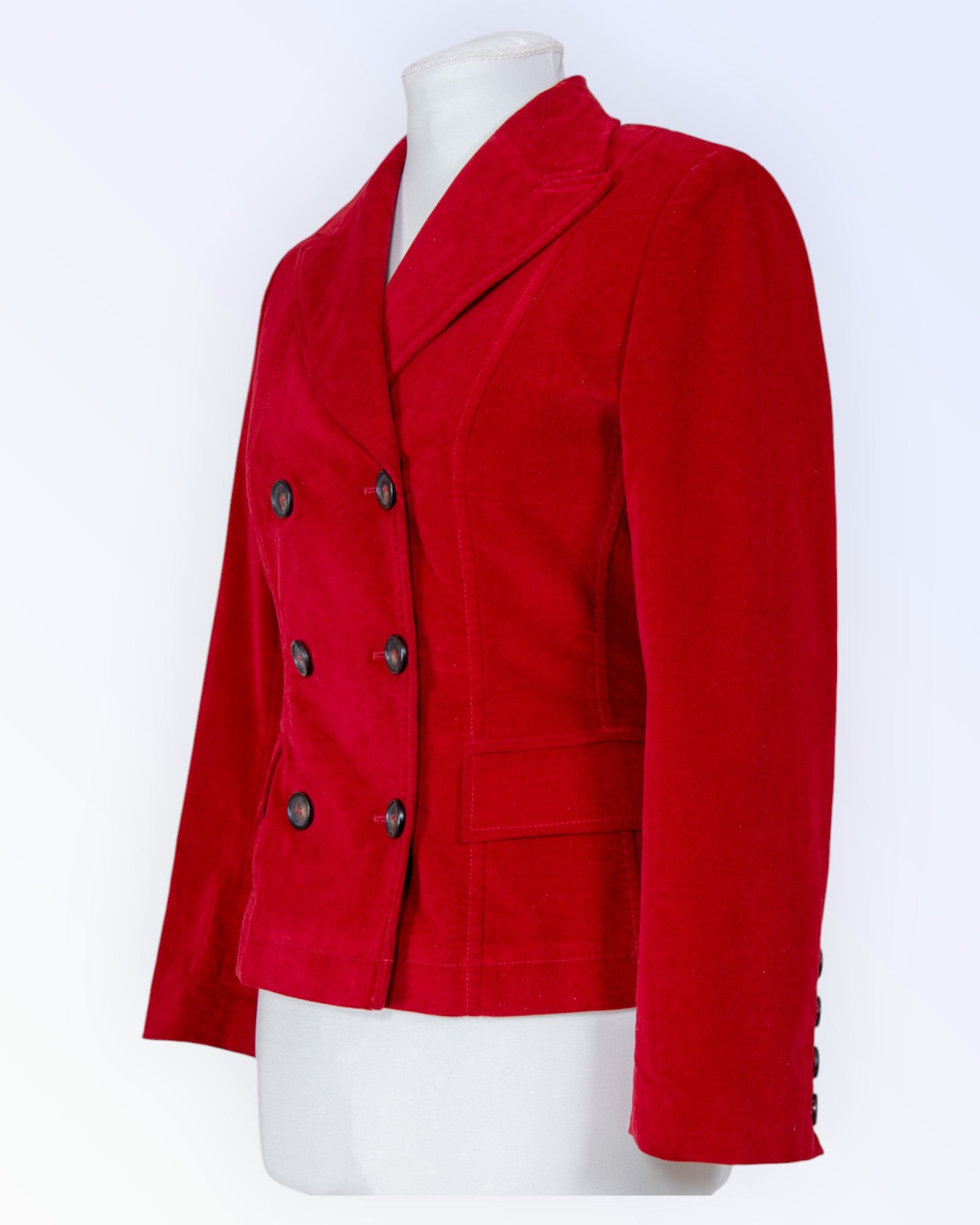 Cinque red velvet jacket