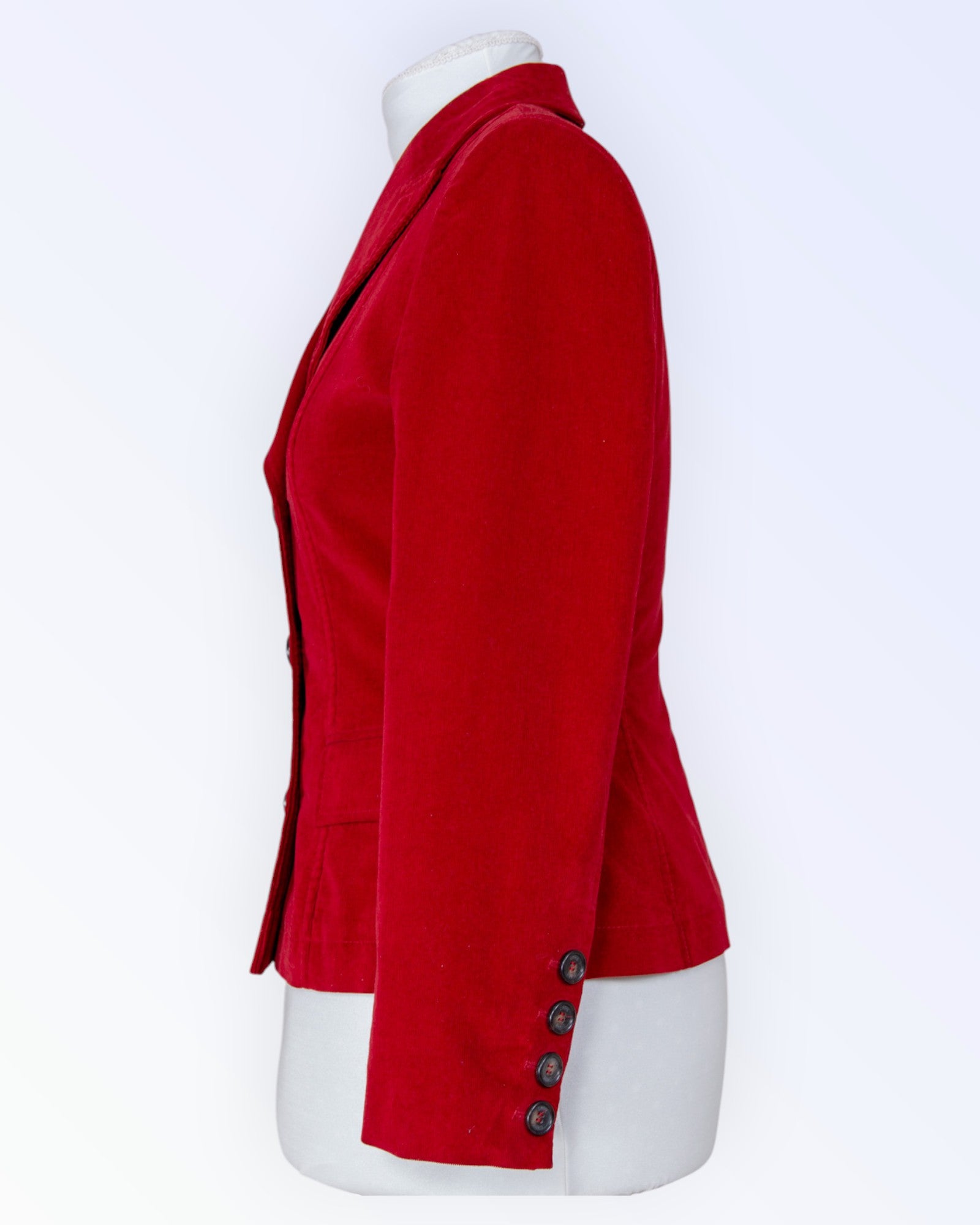 Cinque red velvet jacket