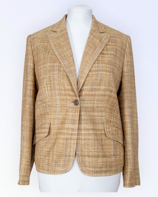 Dinomoda silk suit jacket