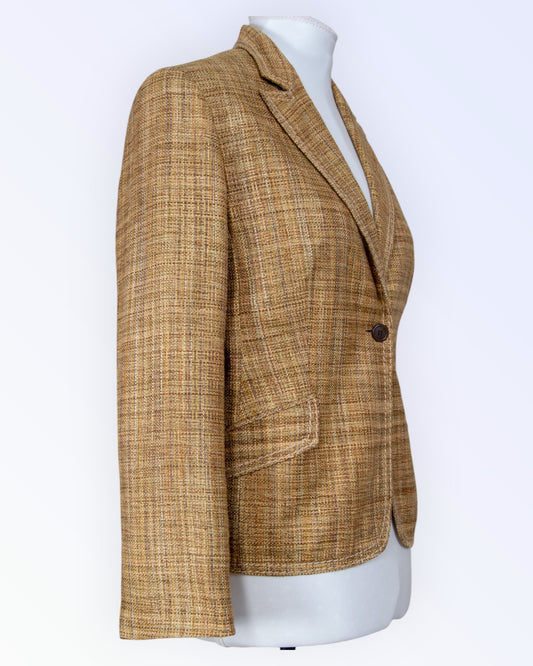 Dinomoda silk suit jacket
