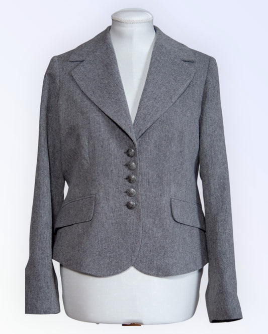 Leon fitted silhouette blazer