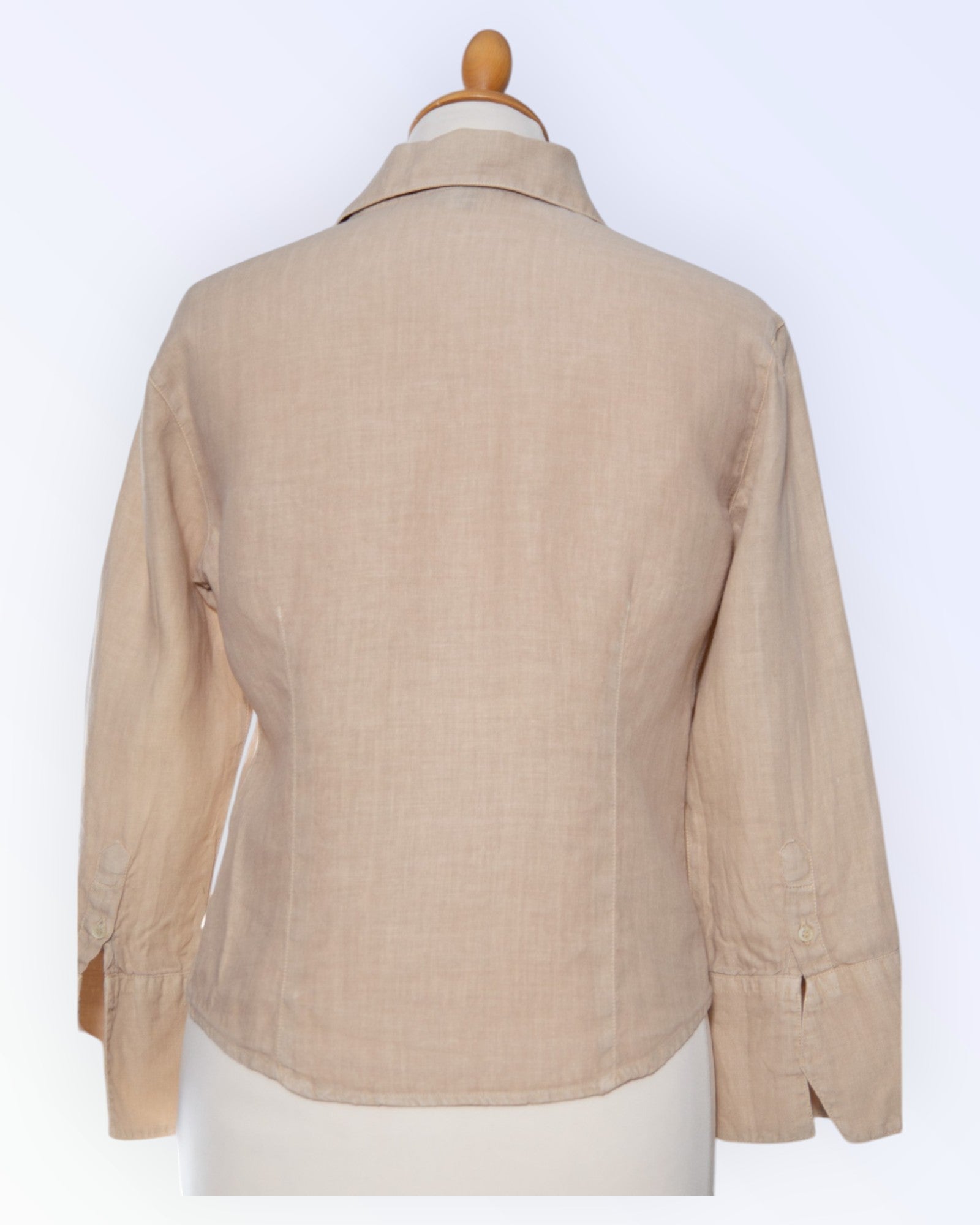 Trussardi Sport beige linen blouse