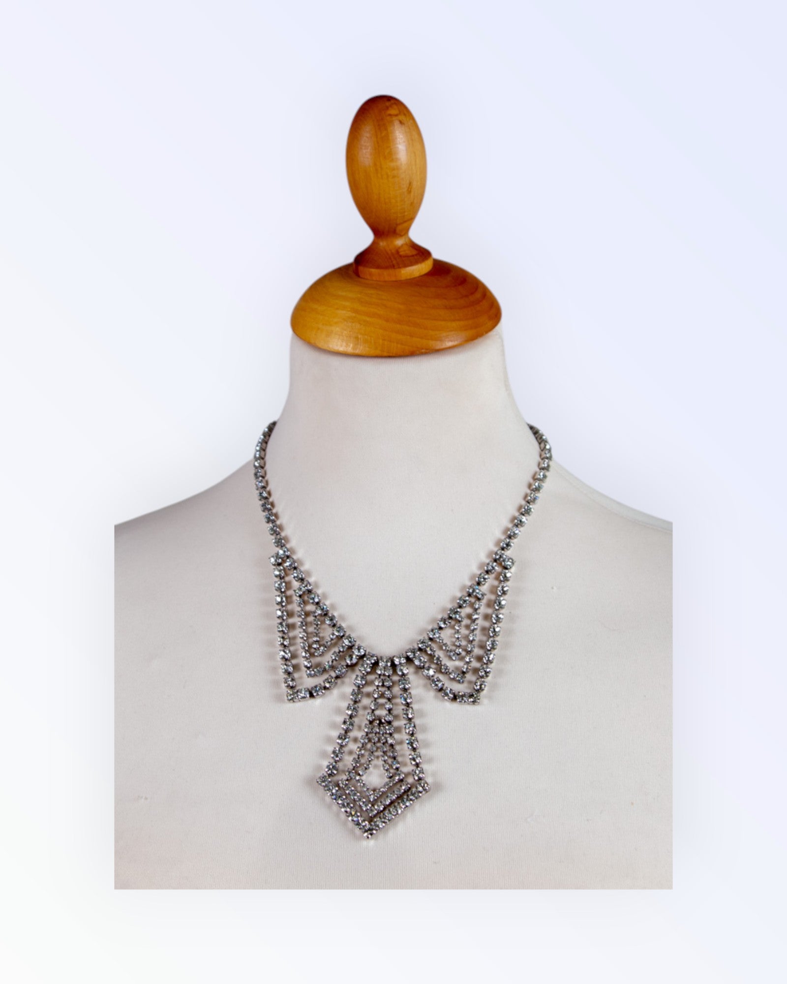 Large crystal necklace