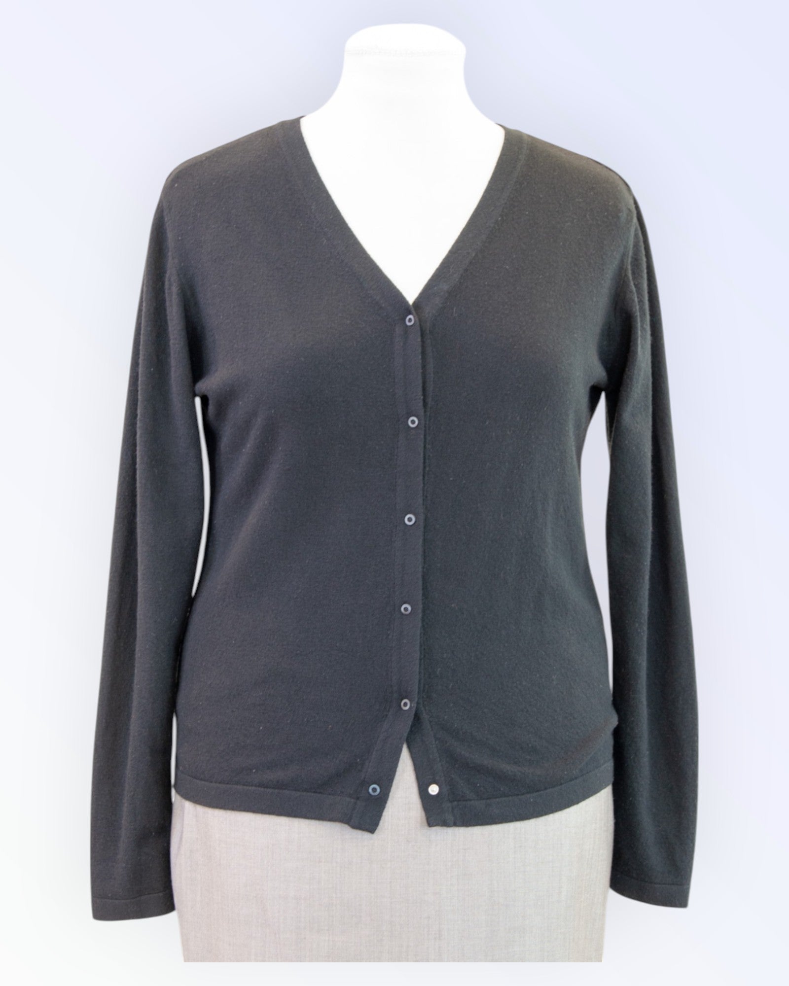 Hirsch musta neuletakki