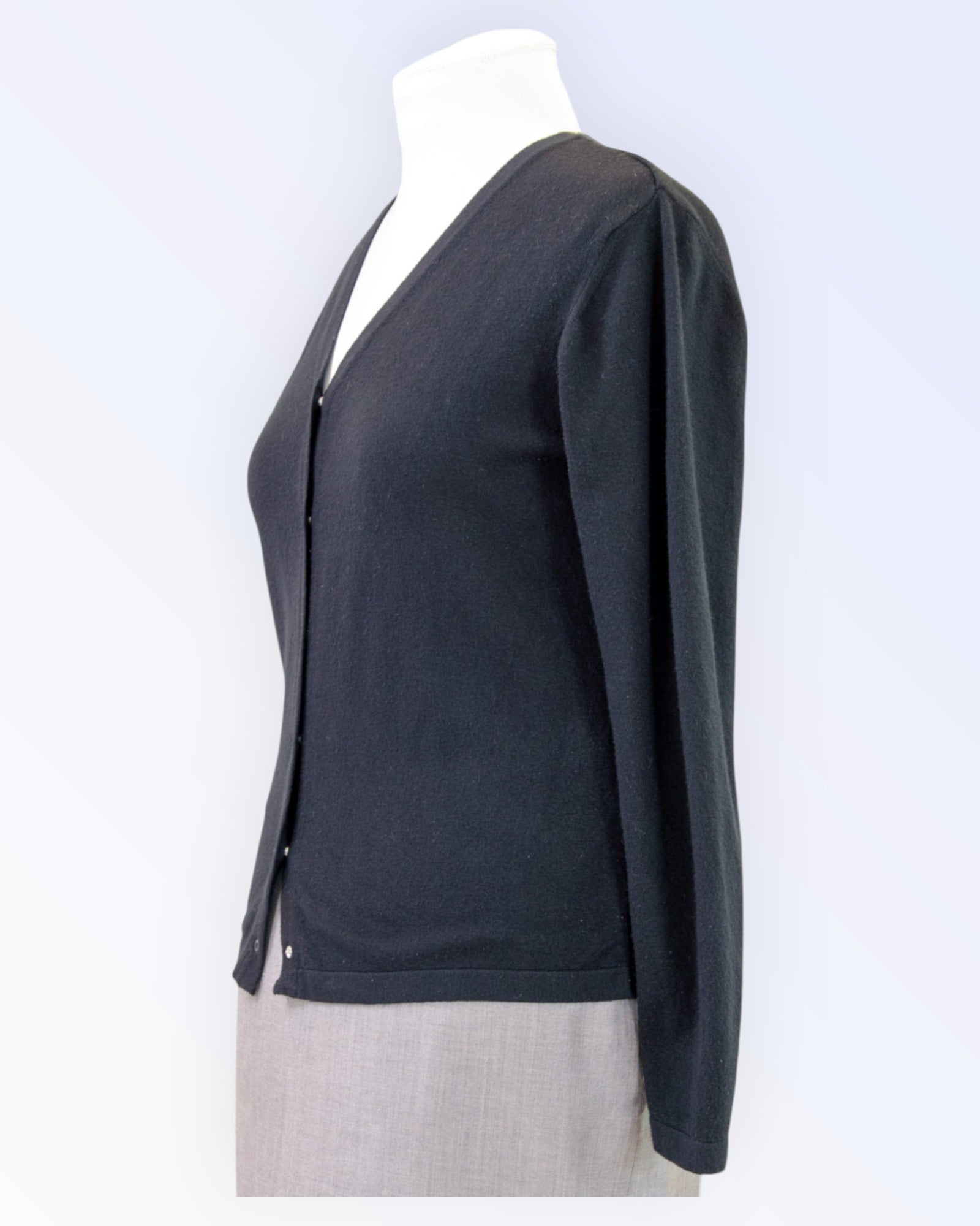 Hirsch musta neuletakki