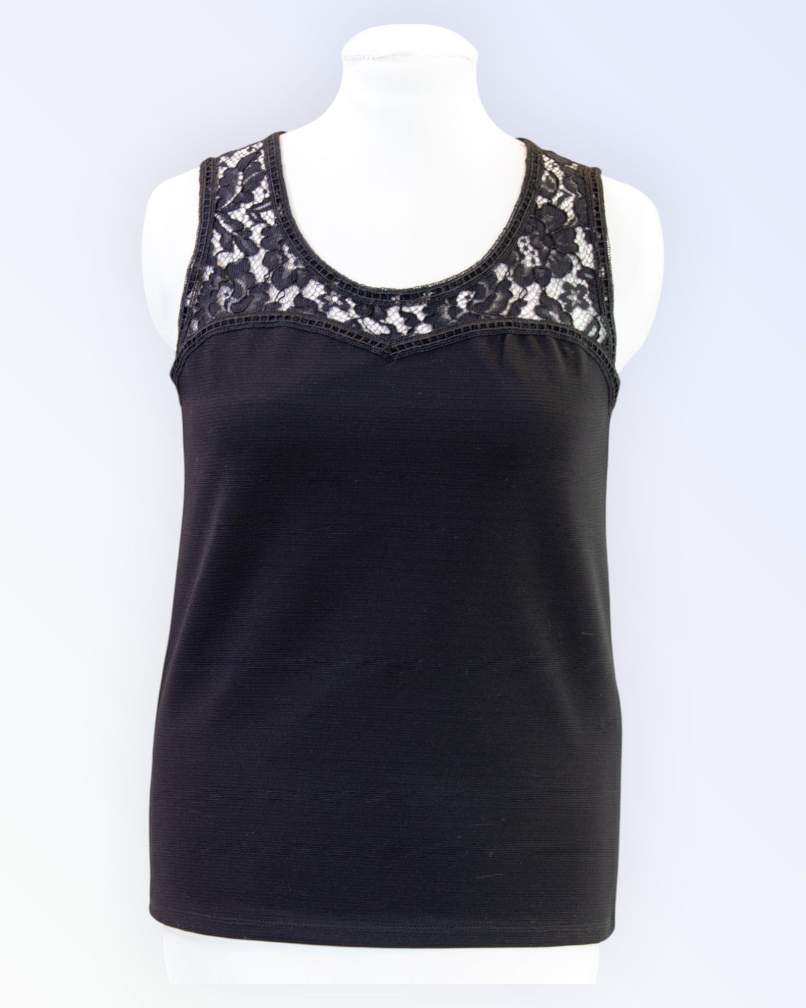 Vila black knit top