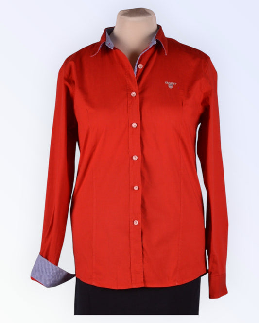 Gant red women's day shirt