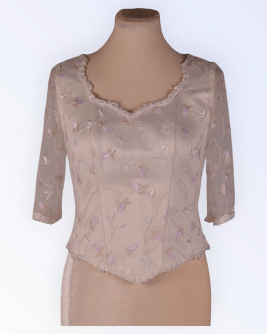 Festive lace top