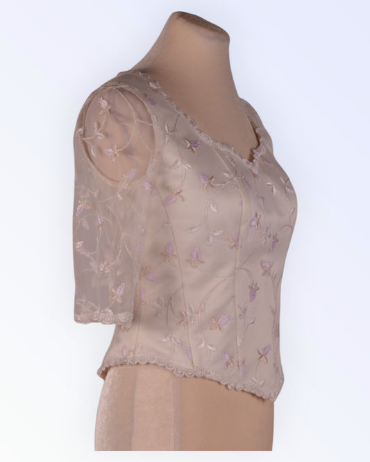 Festive lace top