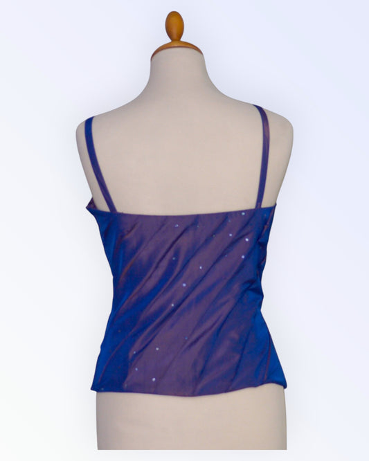John Charles festive purple corset