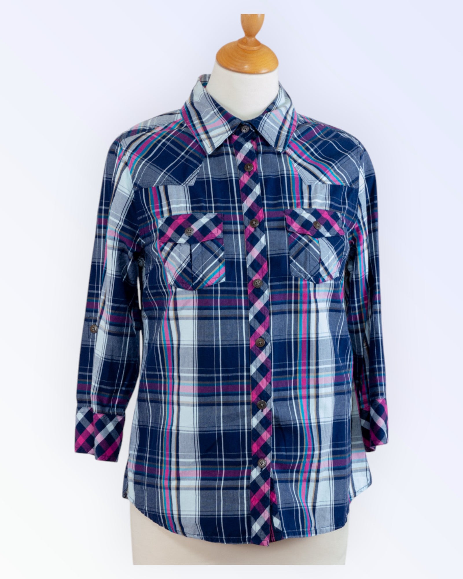 Falmer checked blouse