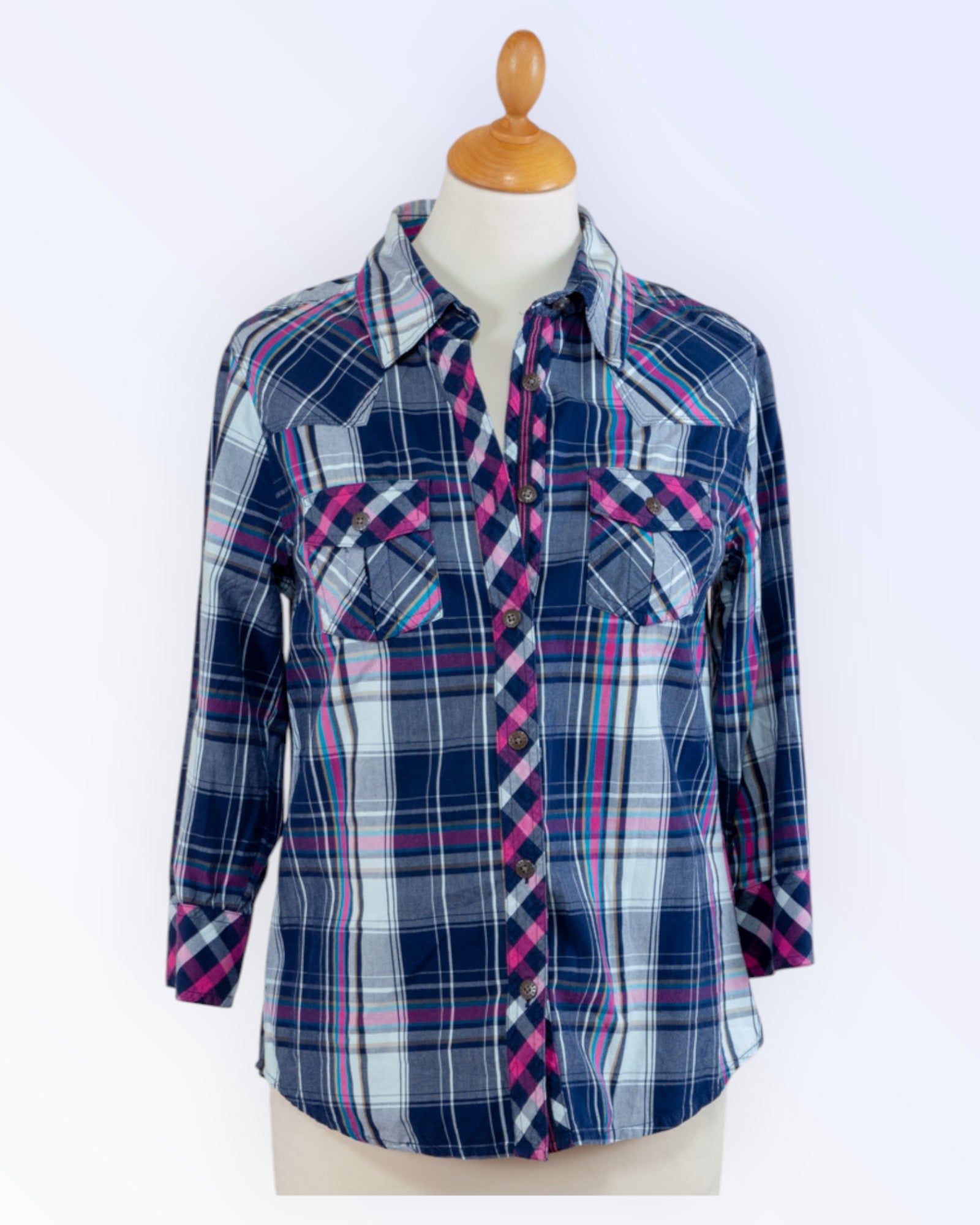 Falmer checked blouse
