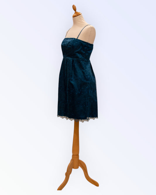 Vila embroidered organza cocktail dress