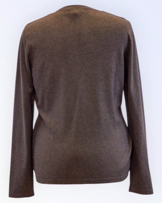 Canelle brown cardigan