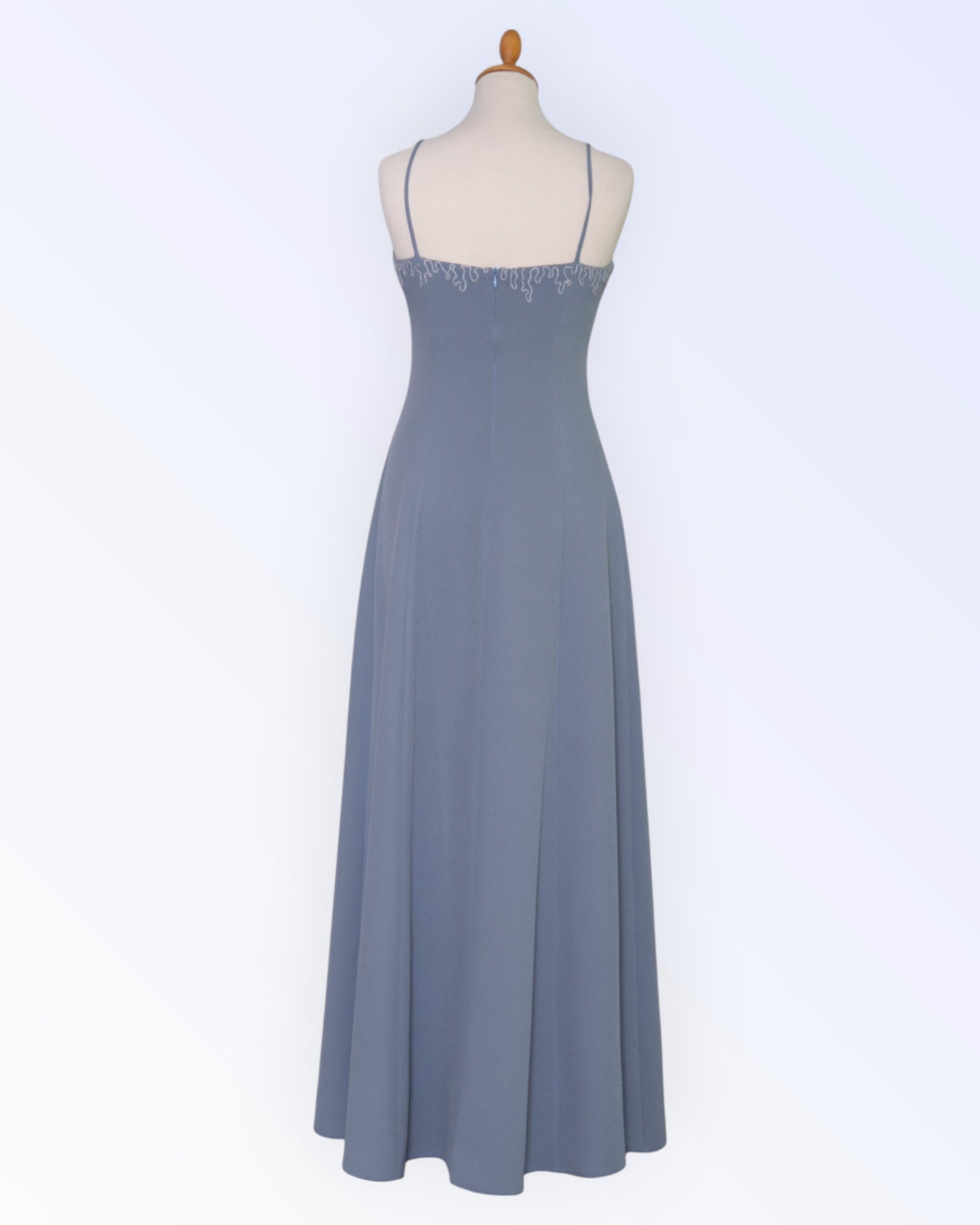 Light gray maxi dress