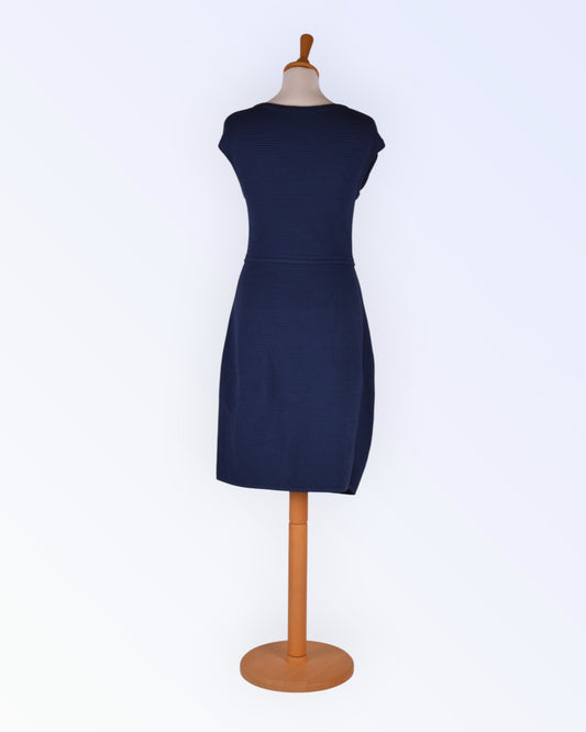 Max&Co navy blue knit dress