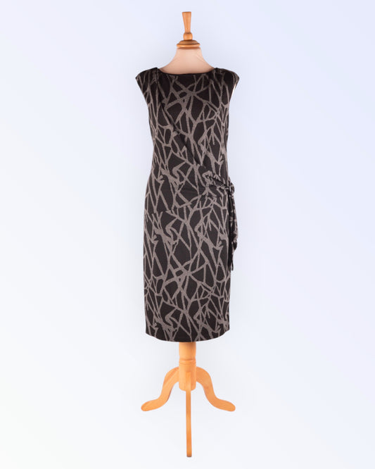 Sti straight-cut knit dress