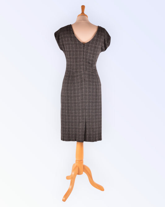 Sti straight-cut knit dress