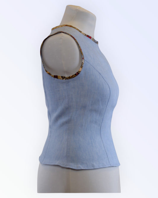 Light blue summer top