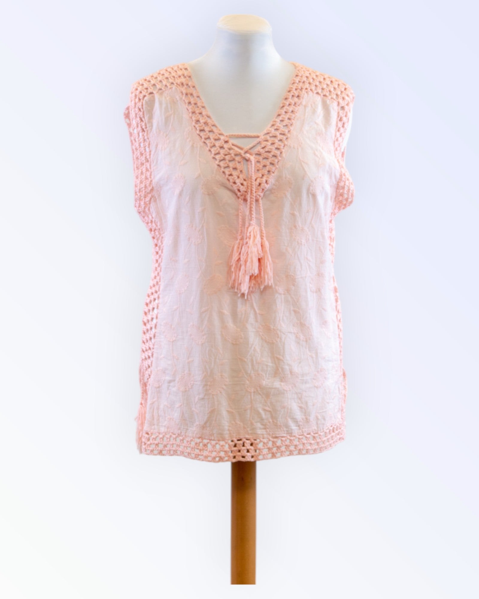 Frime light pink summer blouse