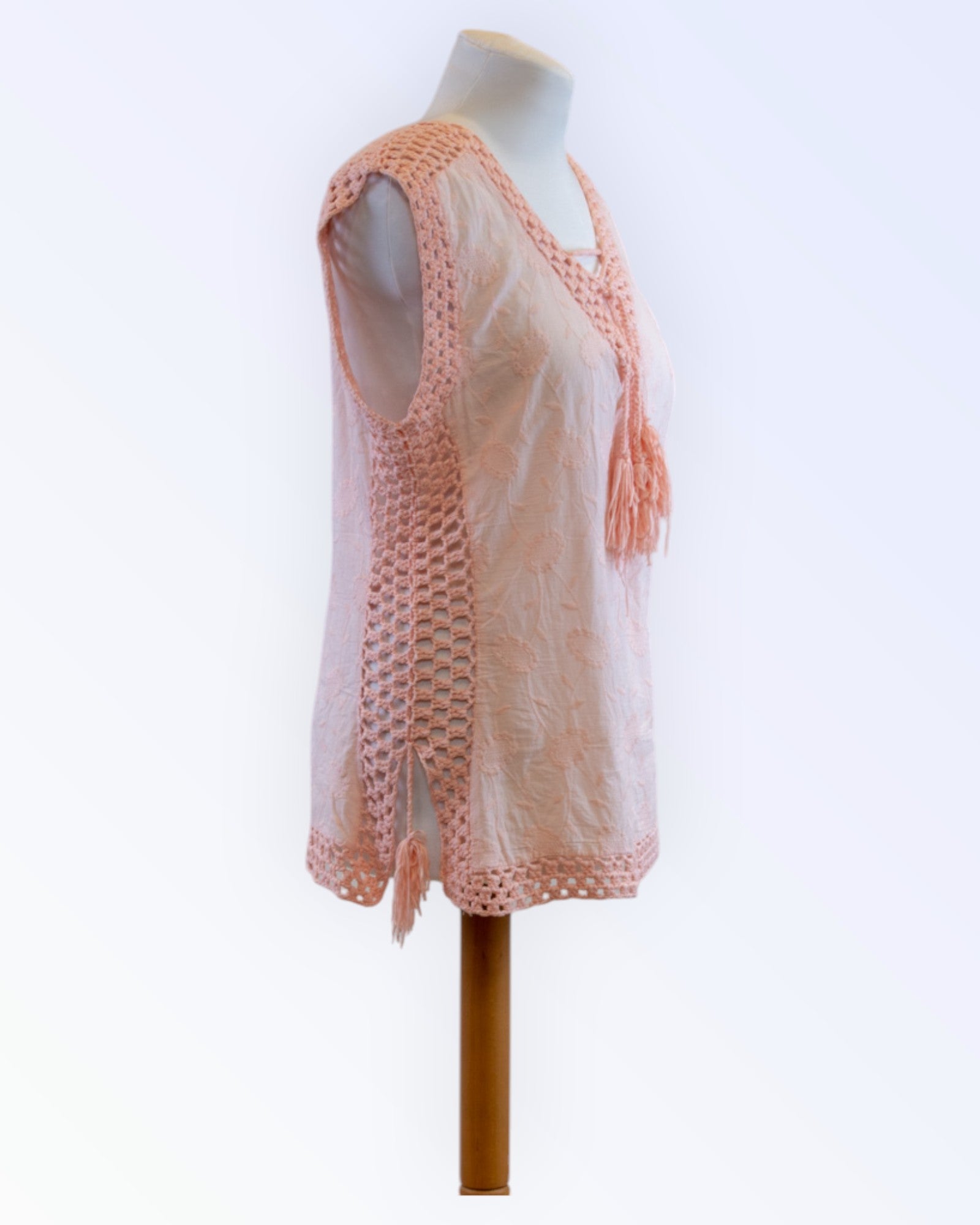 Frime light pink summer blouse