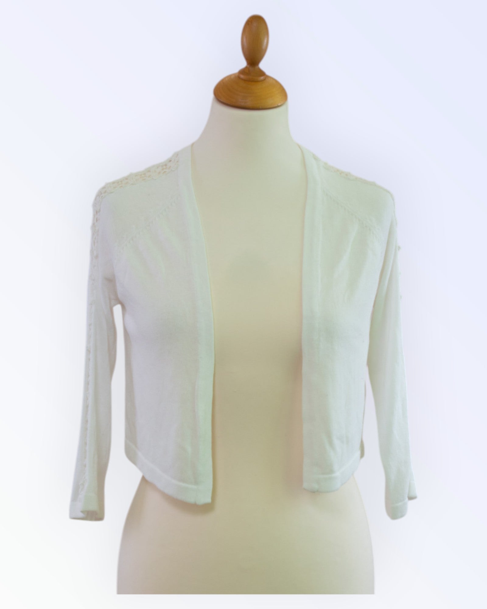 for one M&S white cardigan