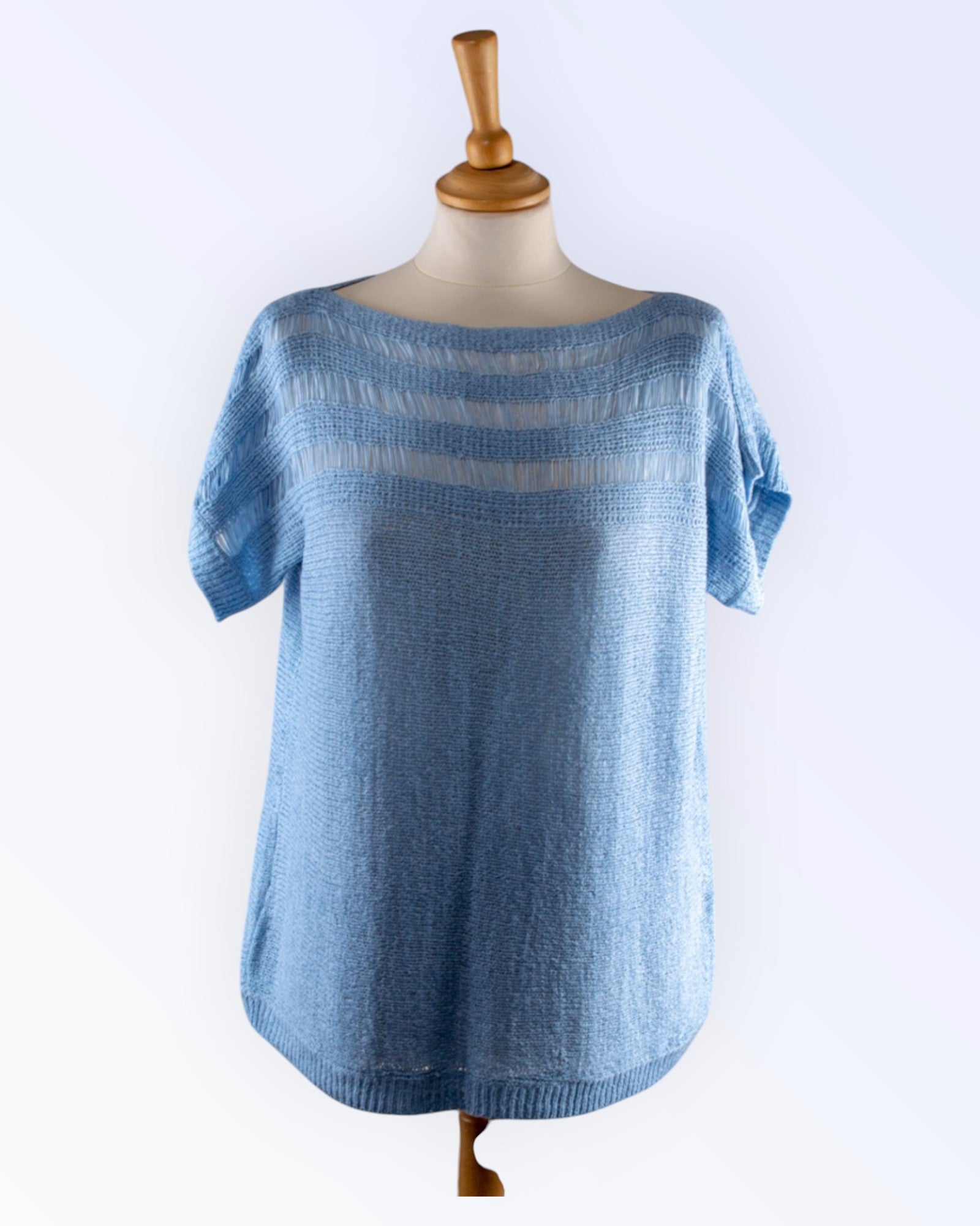 Imitz vaaleansininen neule