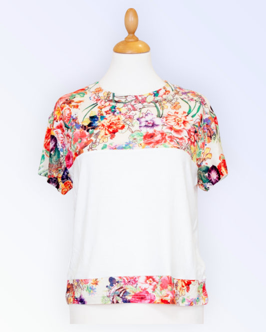 Colorful knit top