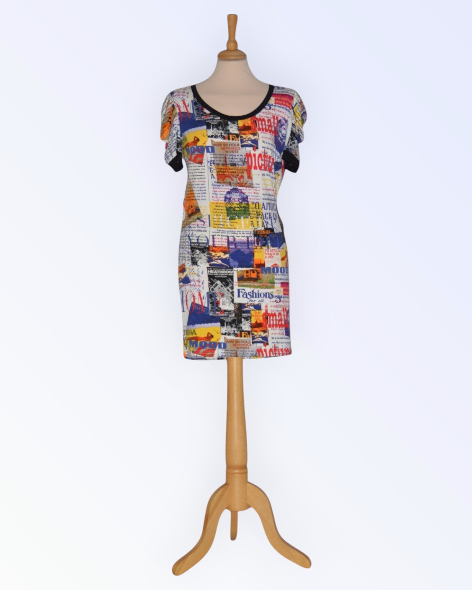 Cinema Donna colorful knit dress