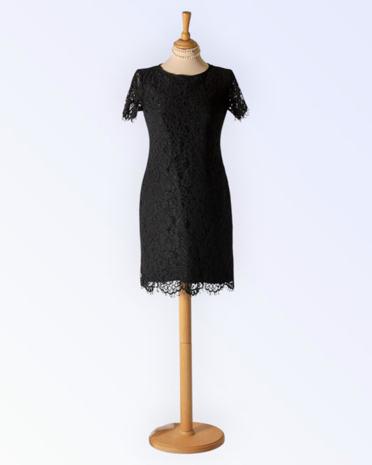 London Fog little black lace dress