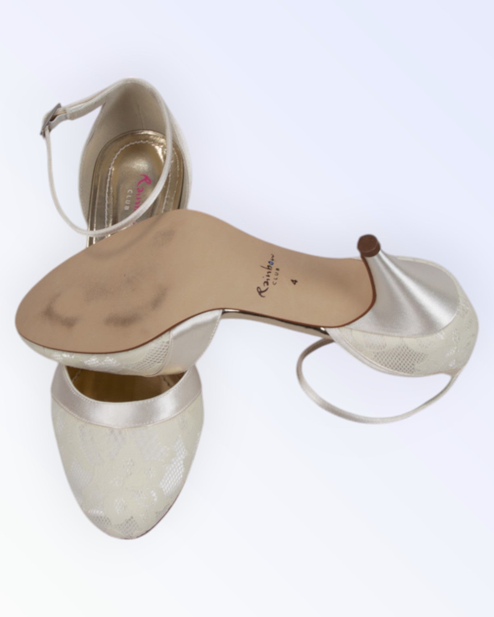 Rainbow wedding shoes