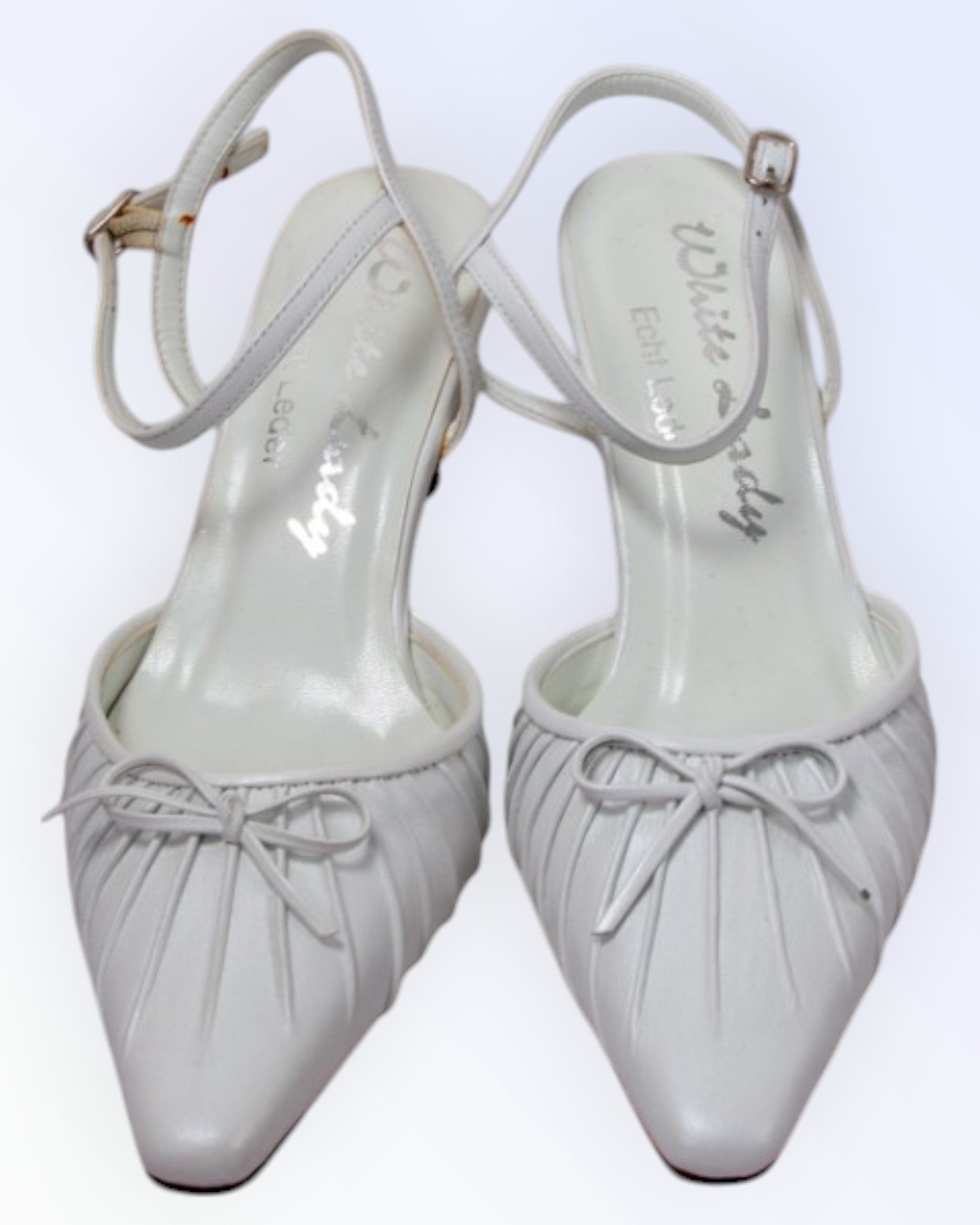 White Lady wedding shoes