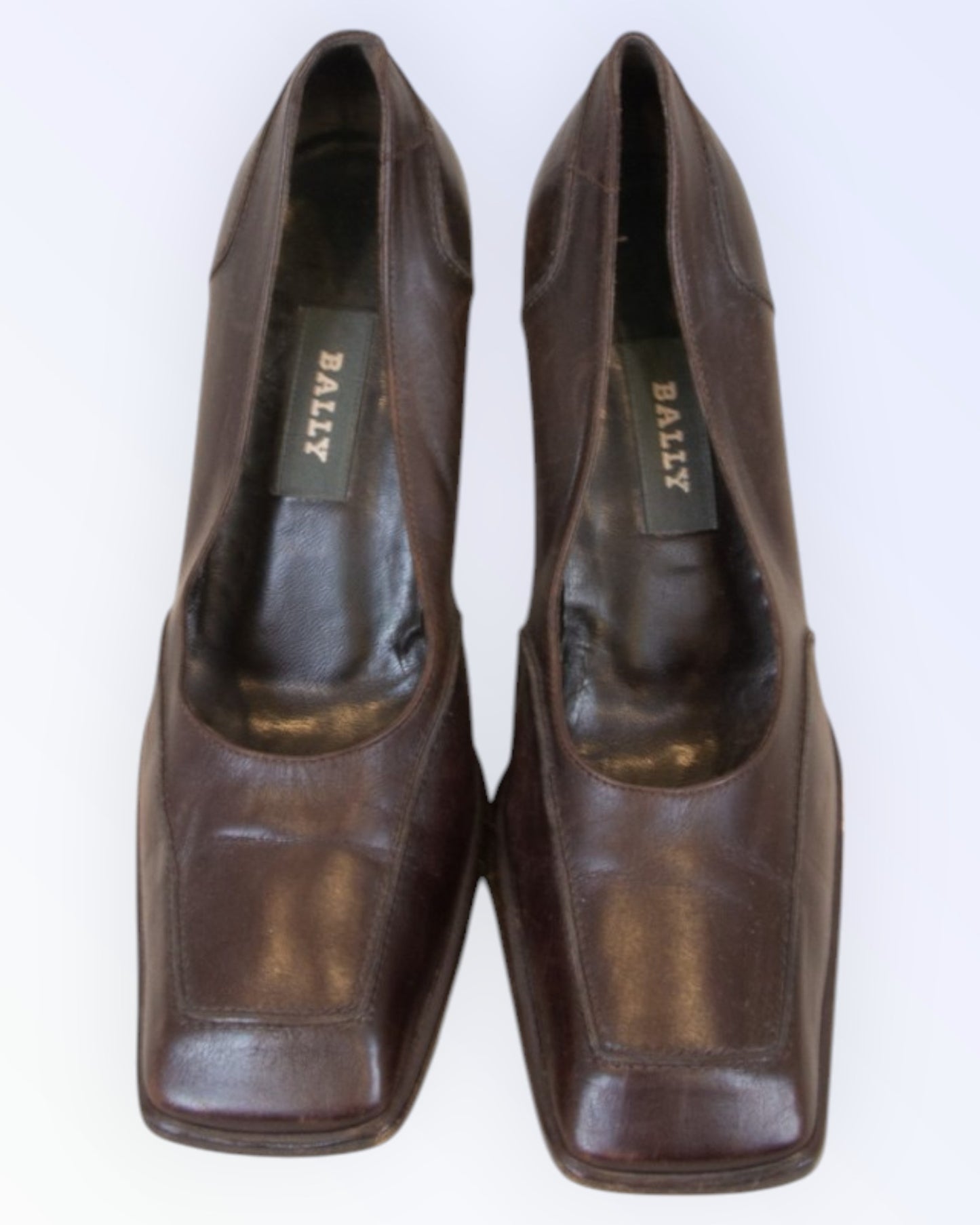 Bally vintage-stiilis pruunid kingad