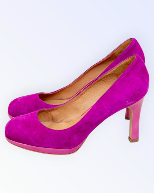 Zinda violetit platform-kengät