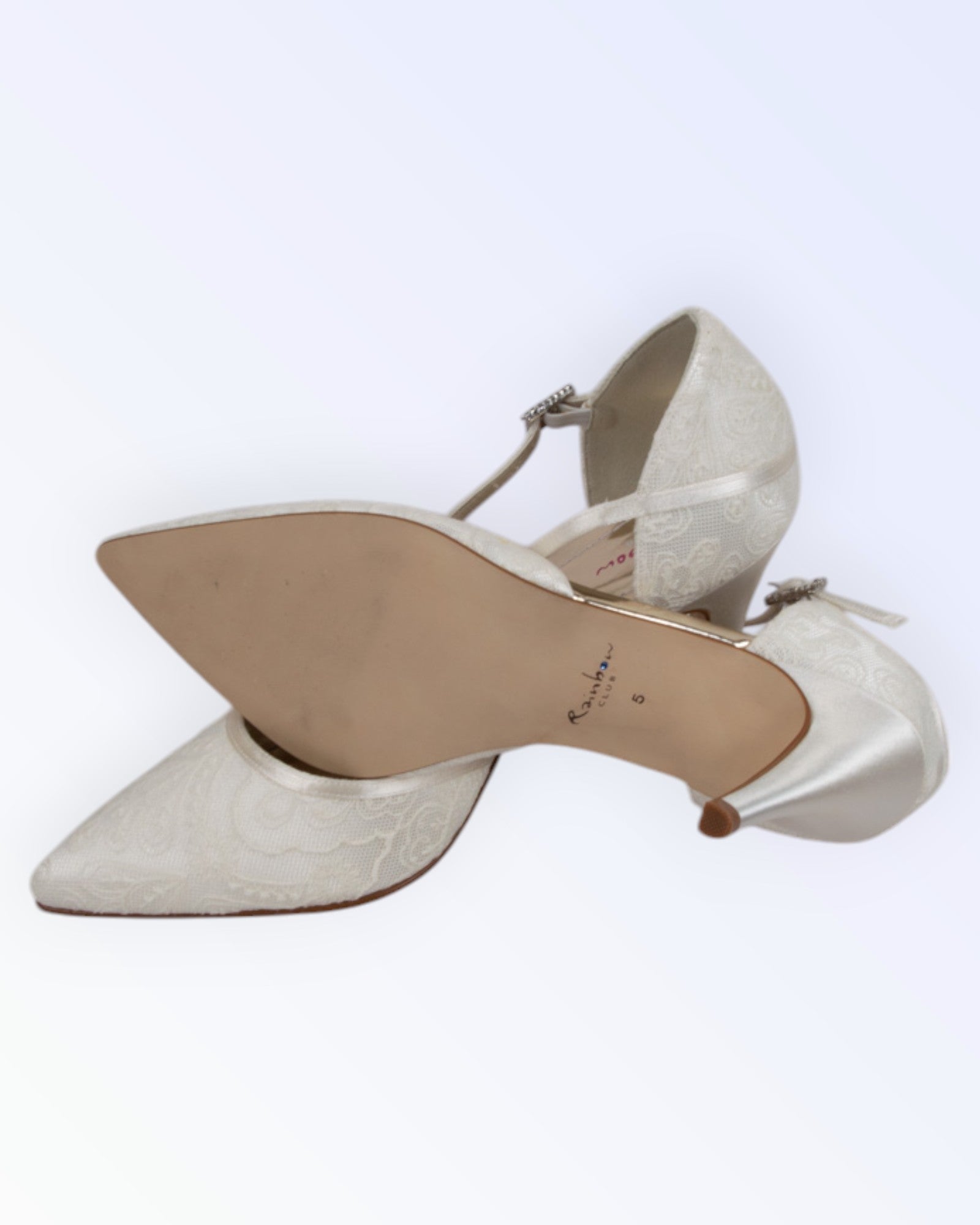 Rainbow wedding shoes
