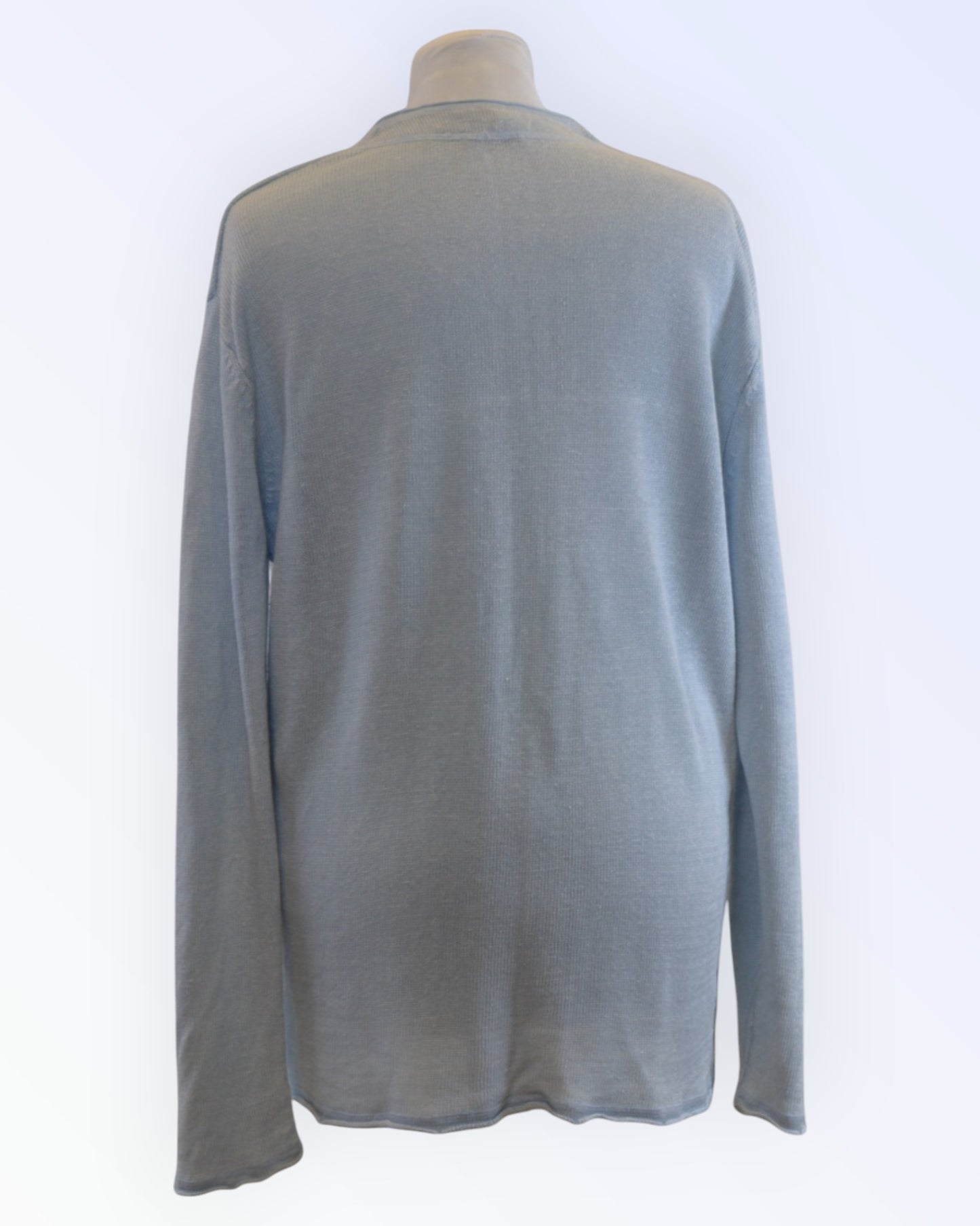 Armani Jeans vaaleansininen pellavaneule