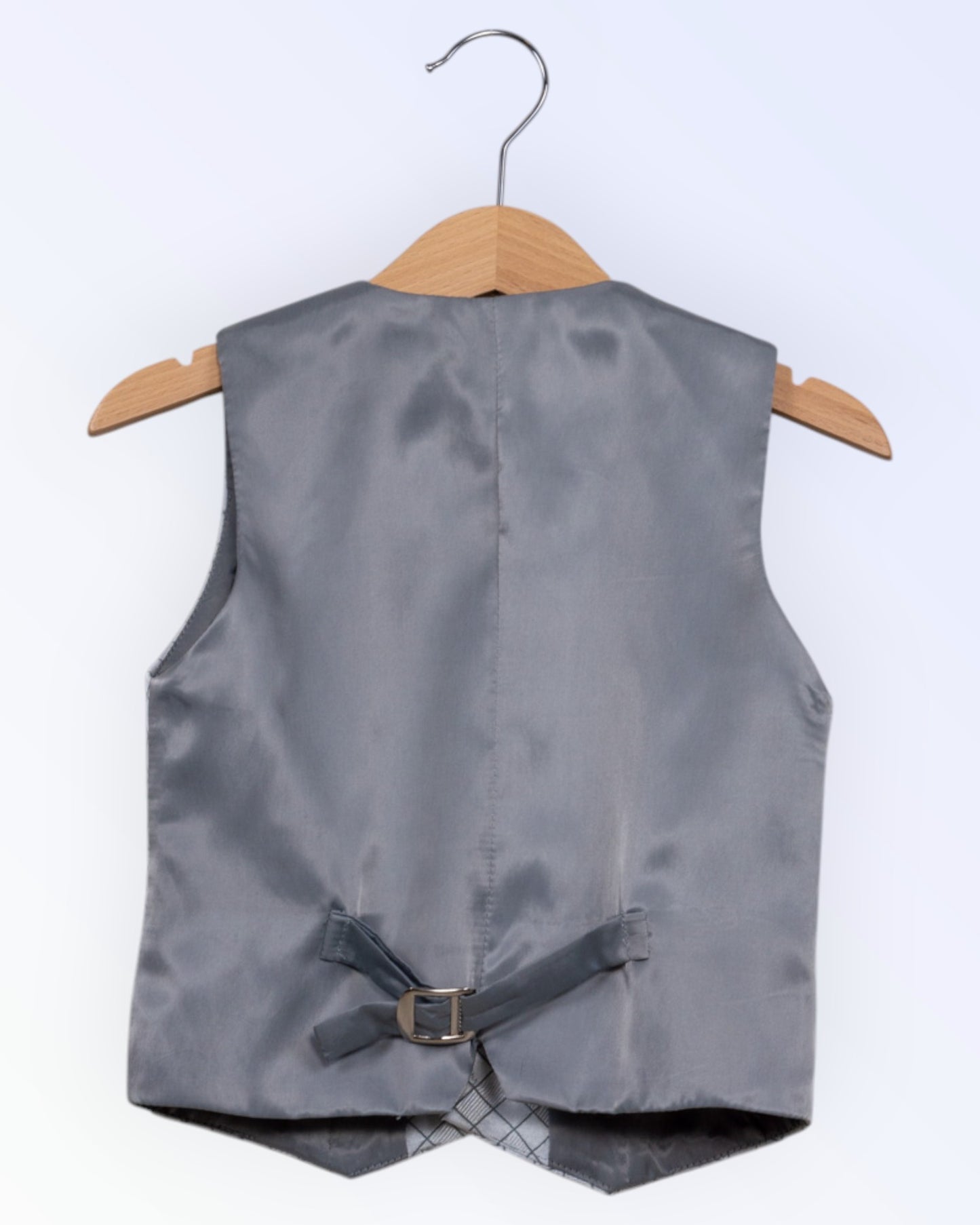 Boys' grey formal vest