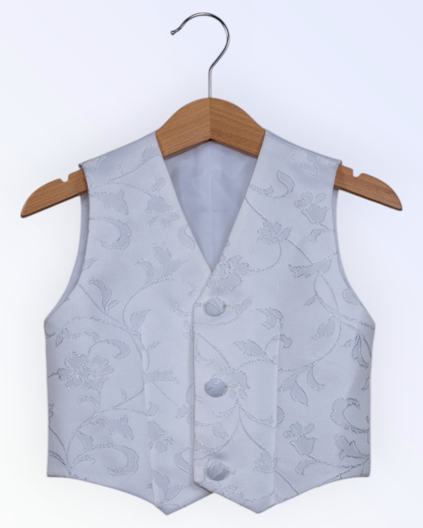 Boys' formal white vest